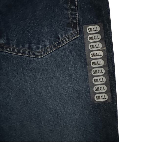 Motherhood Maternity Jeans Pants Dark Blue Wash Straight Leg Denim Small NEW - Picture 8 of 12